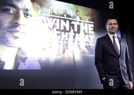 French drinks giant Pernod Ricard new Chairman and CEO Alexandre Ricard is pictured before the presentation of the group half-year 2014/15 sales and results, in Paris, on February 12, 2015. Photo by Stephane Lemouton/ABACAPRESS.COM Stock Photo