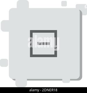 icône de vecteur de substrat illustration moderne de vecteur simple Illustration de Vecteur