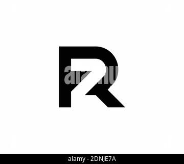 Lettre R 2 2 R symbole logo icône design modèle Illustration de Vecteur