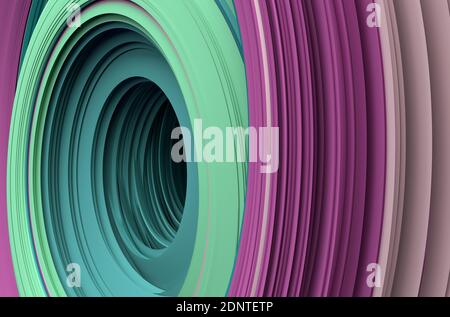 Modèle abstrait de gros plan de couleur de rendu 3D Banque D'Images