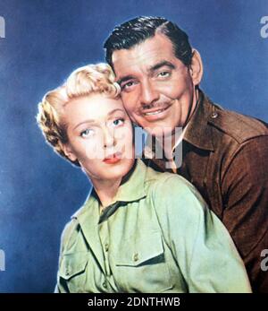 Film encore de 'Homecoming' avec Lana Turner, Clark Gable, Anne Baxter et John Hodiak. Banque D'Images