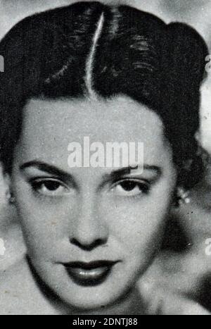 Photograph of Barbara Rush (1927-) an American actress. Stock Photo