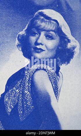 Photographie de Constance Bennett (1904-1965) une actrice américaine de scène, de cinéma, de radio et de télévision. Banque D'Images