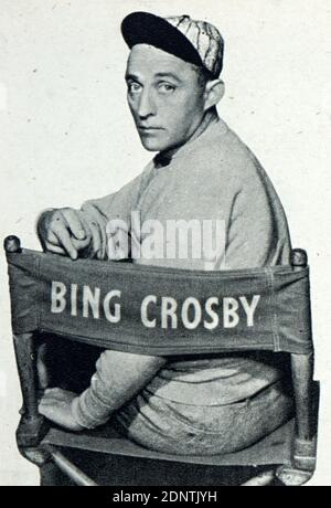 Photograph of Bing Crosby (1903-1977) an American singer, comedian and actor.