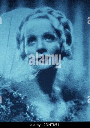 Photographie de Marlene Dietrich (1901-1992) actrice et chanteuse germano-américaine. Banque D'Images