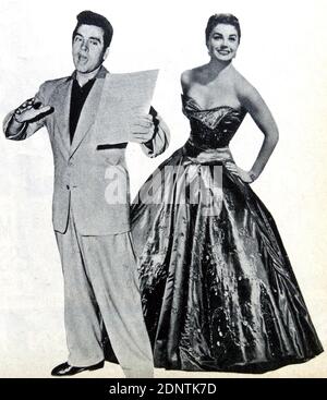 Photographie de Mario Lanza (1921-1959) et Esther Williams (1921-2013). Banque D'Images