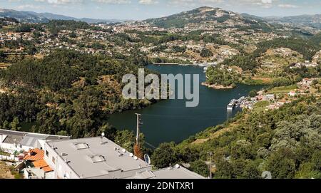 Beautiful landscapes of Douro river Valley, Porto region, Portugal Banque D'Images