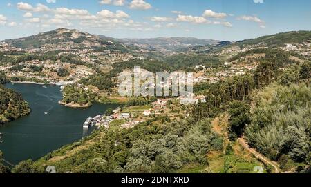 Beautiful landscapes of Douro river Valley, Porto region, Portugal Banque D'Images