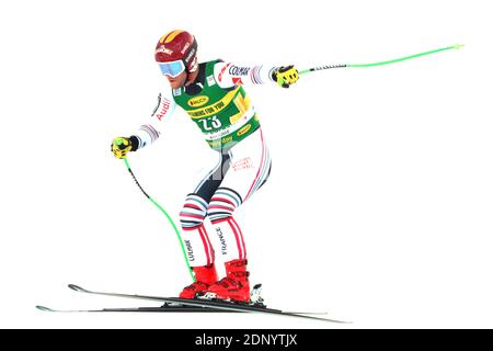 Groden, Italie. 18 décembre 2020. Coupe du monde de ski alpin FIS - Covid-19 Outbreak - 2e événement Super-G masculin le 18/12/2020 à Val Gardena, Gröden, Italie. En action Brice Roger (FRA) (photo de Pierre Teyssot/ESPA-Images) crédit: European Sports photo Agency/Alay Live News Banque D'Images