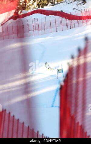 Groden, Italie. 18 décembre 2020. Coupe du monde de ski alpin FIS - Covid-19 Outbreak - 2e événement Super-G masculin le 18/12/2020 à Val Gardena, Gröden, Italie. En action Matteo Marsaglia (ITA) (photo de Pierre Teyssot/ESPA-Images) Credit: European Sports photo Agency/Alay Live News Banque D'Images