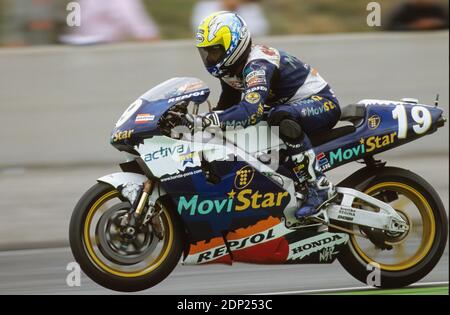 John Kocinski (Etats-Unis), Honda 500, France moto GP 1998 le Castellet Banque D'Images
