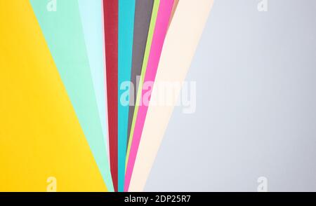 Arrière-plan des feuilles de papier couleur Banque D'Images
