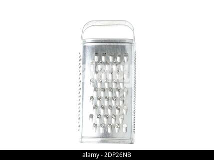 Râpe métallique isolé sur fond blanc Banque D'Images