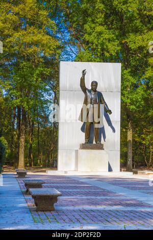 Theodore Roosevelt Memorial, Theodore Roosevelt Island, Washington DC, États-Unis. Sculpteur Paul Manship. Banque D'Images