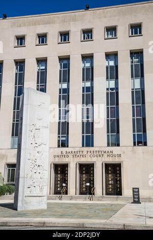 E Barrett Prettyman États-Unis Palais de justice, Washington DC, États-Unis. Banque D'Images