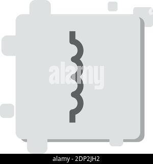 icône de vecteur d'inductance illustration moderne de vecteur simple Illustration de Vecteur