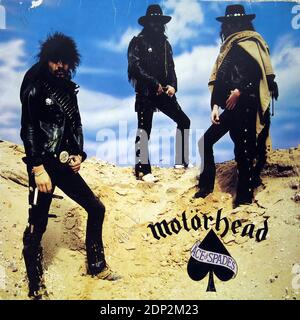 Motorhead ace spades 70 - Vintage Vinyl Record couverture Banque D'Images