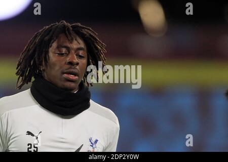 Londres, Royaume-Uni. 16 décembre 2020. Eberechi Eze de Crystal Palace regarde pendant l'échauffement avant match. Match de la Premier League, West Ham Utd v Crystal Palace au stade de Londres, parc olympique Queen Elizabeth à Londres, le mercredi 16 décembre 2020. Cette image ne peut être utilisée qu'à des fins éditoriales. Utilisation éditoriale uniquement, licence requise pour une utilisation commerciale. Aucune utilisation dans les Paris, les jeux ou les publications d'un seul club/ligue/joueur. photo par Steffan Bowen/Andrew Orchard sports photographie/Alay Live news crédit: Andrew Orchard sports photographie/Alay Live News Banque D'Images