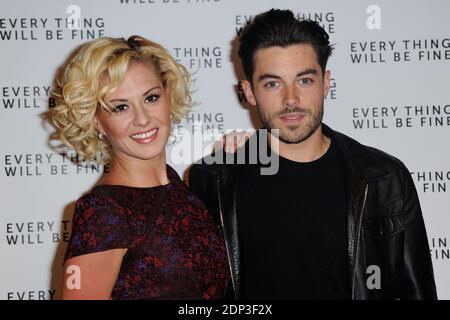 Exclusif. Katrina Patchett et petit ami participant à la première « tout sera beau » à l'Opéra de Gaumont Capucines à Paris, France, le 04 avril 2015. Photo d'Aurore Marechal/ABACAPRESS.COM Banque D'Images