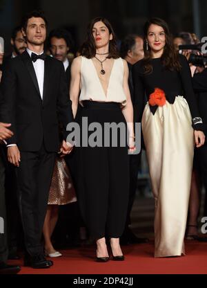 ANAIS Demoustier, Valérie Donzelli et Jeremie Elkaim assistent à la projection de 'Marguerite & Julien' au 68e Festival de Cannes le 19 mai 2015 à Cannes, France. Photo de Lionel Hahn/ABACAPRESS.COM Banque D'Images