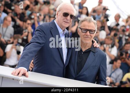 Michael Caine et Harvey Keitel assistent à la photo de la jeunesse au 68e Festival de Cannes le 20 mai 2015 à Cannes, France. Photo de Lionel Hahn/ABACAPRESS.COM Banque D'Images