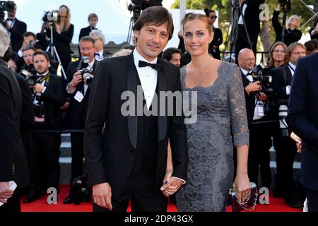 Leonardo et Anna Billo arrivent au Palais des Festivals pour la projection du film Jeunesse dans le cadre du 68ème Festival de Cannes, France, le 20 mai 2015. Photo de Nicolas Briquet/ABACAPRESS.COM Banque D'Images