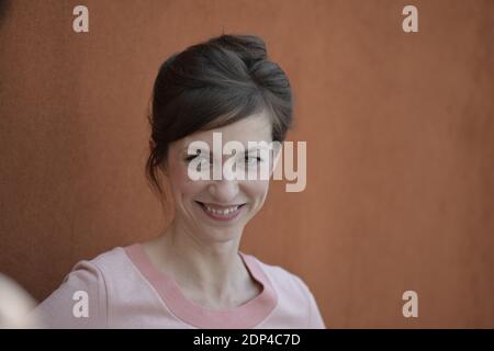 Emilie Caen pose au Village lors de l'édition 2015 du tournoi de tennis de Roland Garros a Paris, France, le 30 mai 2015, photo de Nicolas Gouhier/ABACAPRESS.COM Banque D'Images