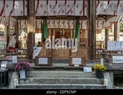 Hiyoshi Taisha, également connu sous le nom de Hiei Taisha, Shinto Shrine à Otsu, Shiga, Japon, au pied du mont Hiei Banque D'Images