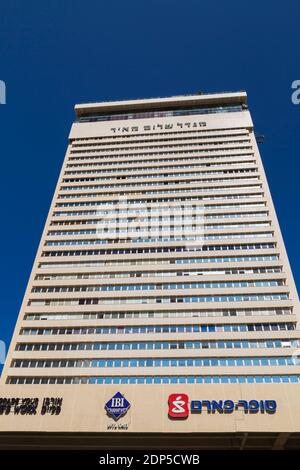 Tour moderne de bureau architectural, tel Aviv, Israël Banque D'Images