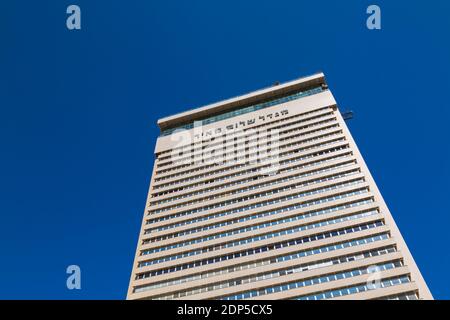 Tour moderne de bureau architectural, tel Aviv, Israël Banque D'Images