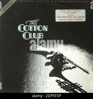 The Cotton Club - Original Movie Soundtrack - Vintage vinyle couverture de l'album Banque D'Images