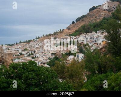 Vue panoramique sur la ville de Cazorla Banque D'Images