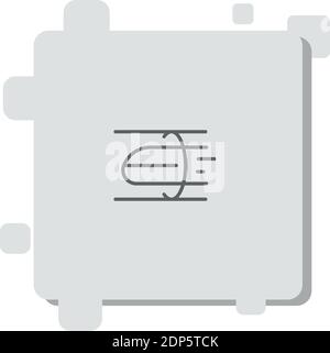 icône de vecteur hyperloop illustration moderne de vecteur simple Illustration de Vecteur