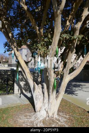 Inglewood, Californie, États-Unis 18 décembre 2020 UNE vue générale de l'atmosphère au cimetière d'Inglewood Park le 18 décembre 2020 à Inglewood, Californie, États-Unis. Photo par Barry King/Alay stock photo Banque D'Images