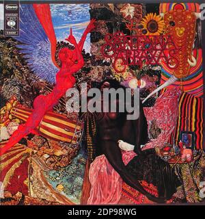 SANTANA Abraxas Netherlands Gefold - Vintage Vinyl Record Cover Banque D'Images