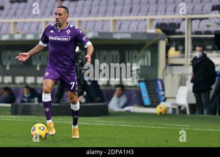 Franck Ribery (ACF Fiorentina) pendant la série UN match de football entre AFC Fiorentina - Hellas Verona, Stadio Artemio Franchi le 19 décembre 2020 à Florence Italie / LM Banque D'Images