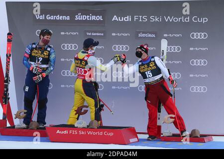 Val Gardena, Italie. 19 décembre 2020. Descente homme, course de ski alpin à val gardena, Italie, décembre 19 2020 crédit : Agence photo indépendante/Alamy Live News Banque D'Images