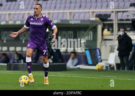 Florence, Italie. 19 décembre 2020. Franck Ribery (ACF Fiorentina) pendant la série UN match de football entre AFC Fiorentina - Hellas Verona, Stadio Artemio Franchi le 19 décembre 2020 à Florence Italie/LM crédit: Emmanuele Mastrodonato/LPS/ZUMA Wire/Alay Live News Banque D'Images