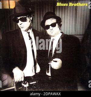 BLUES BROTHERS PORTE-DOCUMENTS REMPLI DE BLUES LP - VINTAGE VINYL Notez la couverture Banque D'Images