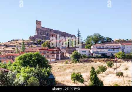 Castillo de Atienza. Guadalajara. Castilla la Mancha. Espagne. Banque D'Images