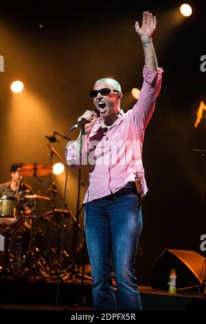 Sinead O'Connor se produit en direct sur scène au Montreux Jazz Festival à Montreux, en Suisse, le 04 juillet 2015. Photo de Loona/ABACAPRESS.COM Banque D'Images