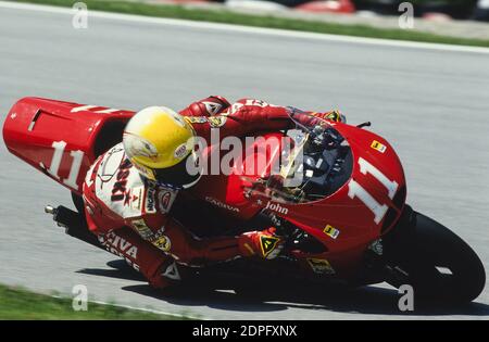 John Kocinski, (États-Unis), Cagiva, GP autrichienne 500, Salzbourg 1994, Banque D'Images
