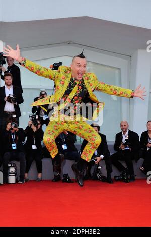 Arturo Brachetti assiste au Rabin, la première du dernier jour dans le cadre du 72e Festival du film de Venise (Mostra) à Venise, Italie, le 7 septembre 2015. Photo d'Aurore Marechal/ABACAPRESS.COM Banque D'Images