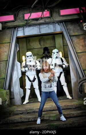 Axelle Laffont lors de la rentrée Star Wars à Disneyland Paris a Marne la Vallée, France le 14 septembre 2015. Photo par ABACAPRESS. COM Banque D'Images