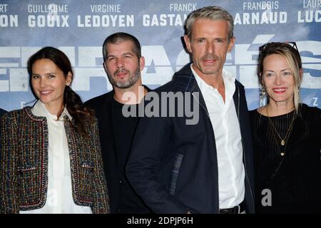 Virginie Ledoyen, Eric Hannezo, Lambert Wilson et Gabrielle Lazure assistent à la première de 'enrages' a l'UGC Cine cite les Halles a Paris, France le 28 septembre 2015. Photo d'Aurore Marechal/ABACAPRESS.COM Banque D'Images