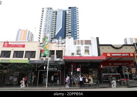 Burwood Road, Burwood, Sydney, Nouvelle-Galles du Sud, Australie Banque D'Images