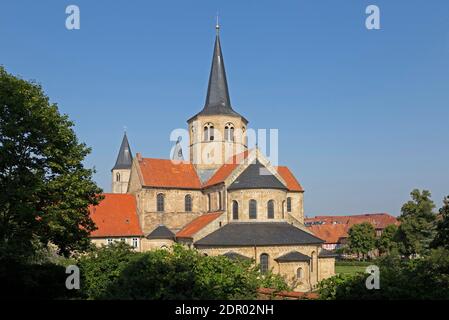 Basilique Saint-Godehard, Hildesheim, Basse-Saxe, Allemagne Banque D'Images