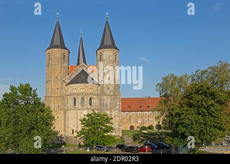 Basilique Saint-Godehard, Hildesheim, Basse-Saxe, Allemagne Banque D'Images