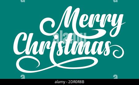 Texte blanc Joyeux Noël Illustration de Vecteur