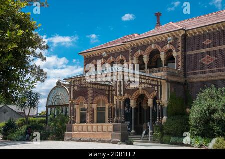 Le manoir Sargood de Rippon Lea House & Gardens (1868), Elsternwick, Victoria, Australie Banque D'Images